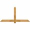 Ekena Millwork Eugene Rough Sawn Timber Gable Bracket, Western Red Cedar, 60"W x 30"H x 4"D x 4"F, 12/12 Pitch GBW060X30X0404EUG00RWR - alternate 1